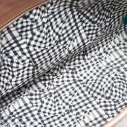 Pre Owned MCM Rose Gold Visetos Coated Canvas and Leather Shopper Tote