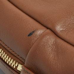 Pre Owned MCM Brown Leather Small Bowler Bag