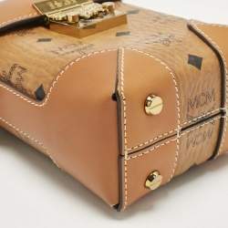 Pre Owned حقيبة كروس صغيرة إم سي إم كونياك قماش مقوى فيستوس برلين