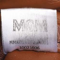 Pre Owned MCM Black Visetos Coated Canvas Mini Studded Stark-Bebe Boo Backpack