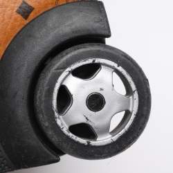 Pre Owned MCM Cognac Visetos Coated Canvas Traveler Cabin Trolley