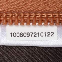 Pre Owned MCM Cognac Visetos Coated Canvas Traveler Cabin Trolley