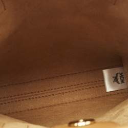 Pre Owned MCM Cognac Visetos Coated Canvas Crossbody Bag