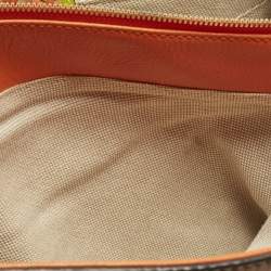 Pre Owned MCM Multicolor Visetos Coated Canvas and Leather Veronica Satchel