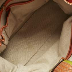 Pre Owned MCM Multicolor Visetos Coated Canvas and Leather Veronica Satchel