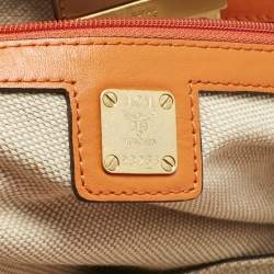 Pre Owned MCM Multicolor Visetos Coated Canvas and Leather Veronica Satchel