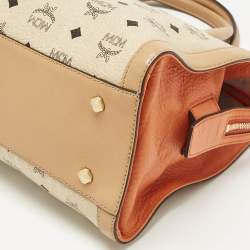 Pre Owned MCM Multicolor Visetos Coated Canvas and Leather Veronica Satchel