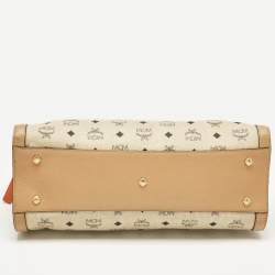 Pre Owned MCM Multicolor Visetos Coated Canvas and Leather Veronica Satchel