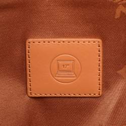 Pre Owned MCM Fuchsia Visetos Coated Canvas Large Studs Stark Backpack