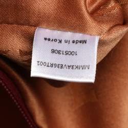 Pre Owned MCM Fuchsia Visetos Coated Canvas Large Studs Stark Backpack