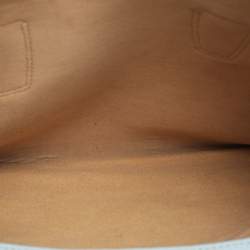 Pre Owned MCM Light Blue Leather Large Milla Tote