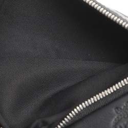 Pre Owned MCM Black Ottomar Monogram Leather Fursten Belt Bag