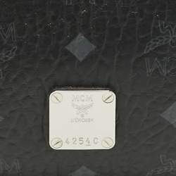 Pre Owned MCM Black Visetos Coated Canvas and Leather Klara Shoulder Bag