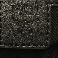 Pre Owned MCM Black Visetos Coated Canvas and Leather Klara Shoulder Bag