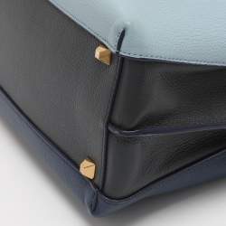 Pre Owned MCM Tricolor Leather Medium Milla Tote