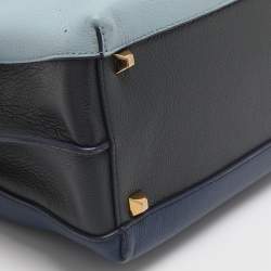 Pre Owned MCM Tricolor Leather Medium Milla Tote