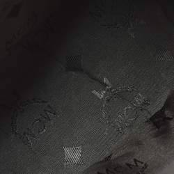 مملوكة مسبقًا حقيبة ظهر إم سي إم برباط جلد مبطن أسود مرصعة