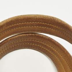 Pre Owned حقيبة ساتشل أم سي أم بوسطن كانفاس مقوى فيستوز بنية