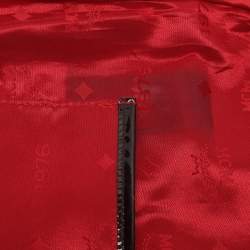 Pre Owned حقيبة يد إيم سي إم توت شامواه وبرغندي جلد براءات الاختراع