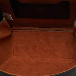 مملوكة مسبقًا MCM Black Studded Berlin Black Coated Canvas Round Bag