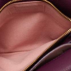 Pre Owned MCM Milla Park Avenue Mini Purple Leather Tote