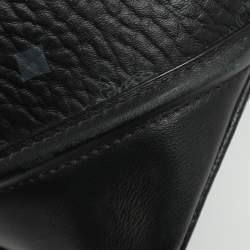 Pre Owned حقيبة ظهر إم سي إم ديوك كانفاس مقوى فيستوس أسود