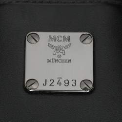 Pre Owned حقيبة ظهر إم سي إم ديوك كانفاس مقوى فيستوس أسود