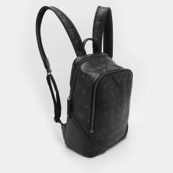 Pre Owned حقيبة ظهر إم سي إم ديوك كانفاس مقوى فيستوس أسود