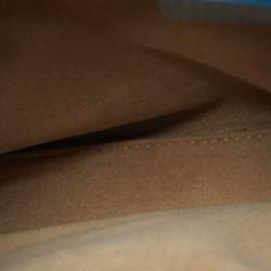 Pre Owned MCM Milla Park Avenue Mini Light Blue/Grey Leather Tote