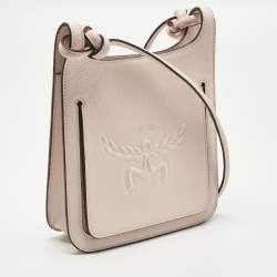 مملوكة مسبقًا حقيبة كروس إم سي إم هامل خوخي صغير جلد