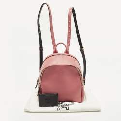 مملوكة مسبقًا MCM Studded Pink Leather Backpack