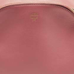 مملوكة مسبقًا MCM Studded Pink Leather Backpack