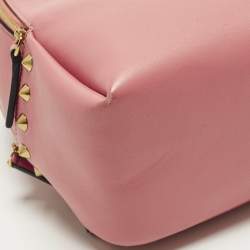مملوكة مسبقًا MCM Studded Pink Leather Backpack