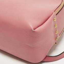 مملوكة مسبقًا MCM Studded Pink Leather Backpack