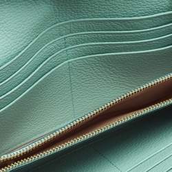 Pre Owned محفظة إم سي إم جلد ثلاثي الألوان على سلسلة