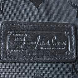 MCM Black Visetos Nylon Oversized Shopper Tote 