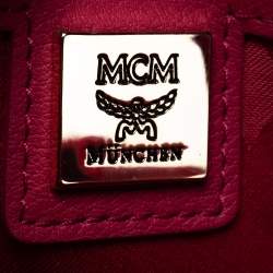 MCM Visetos Coated Canvas and Leather Small Studs Stark Backpack