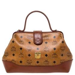 givenchy nightingale large Dome Satchel Bag Brown Leather Doctor