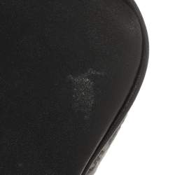 Pre Owned MCM Black/Grey Munich Lion Camo Print Coated Canvas and Leather Stark Backpack