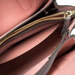 Pre Owned MCM Silver Leather Mini Milla Tote