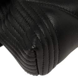 Pre Owned MCM Black Quilted Leather Patricia Belt Bag