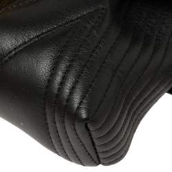 Pre Owned MCM Black Quilted Leather Patricia Belt Bag