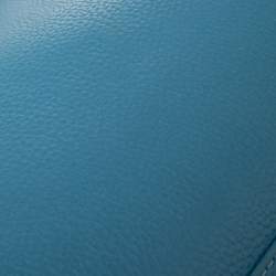 Pre Owned MCM Blue Leather Studded Zip Tote