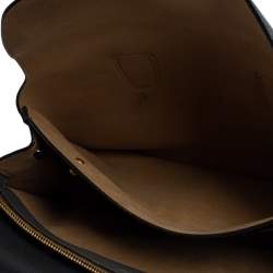 Pre Owned MCM Dark Grey Leather Medium Milla Tote