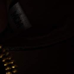 Pre Owned MCM Dark Grey Leather Medium Milla Tote