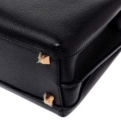 Pre Owned MCM Black Leather Mini Milla Tote