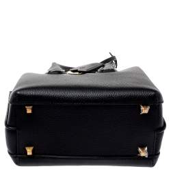 Pre Owned MCM Black Leather Mini Milla Tote