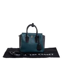 Pre Owned MCM Tri Color Leather Mini Milla Tote