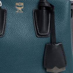 Pre Owned MCM Tri Color Leather Mini Milla Tote