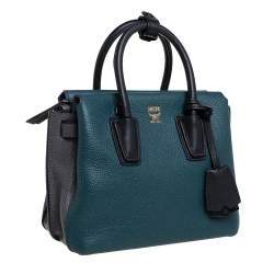 Pre Owned MCM Tri Color Leather Mini Milla Tote